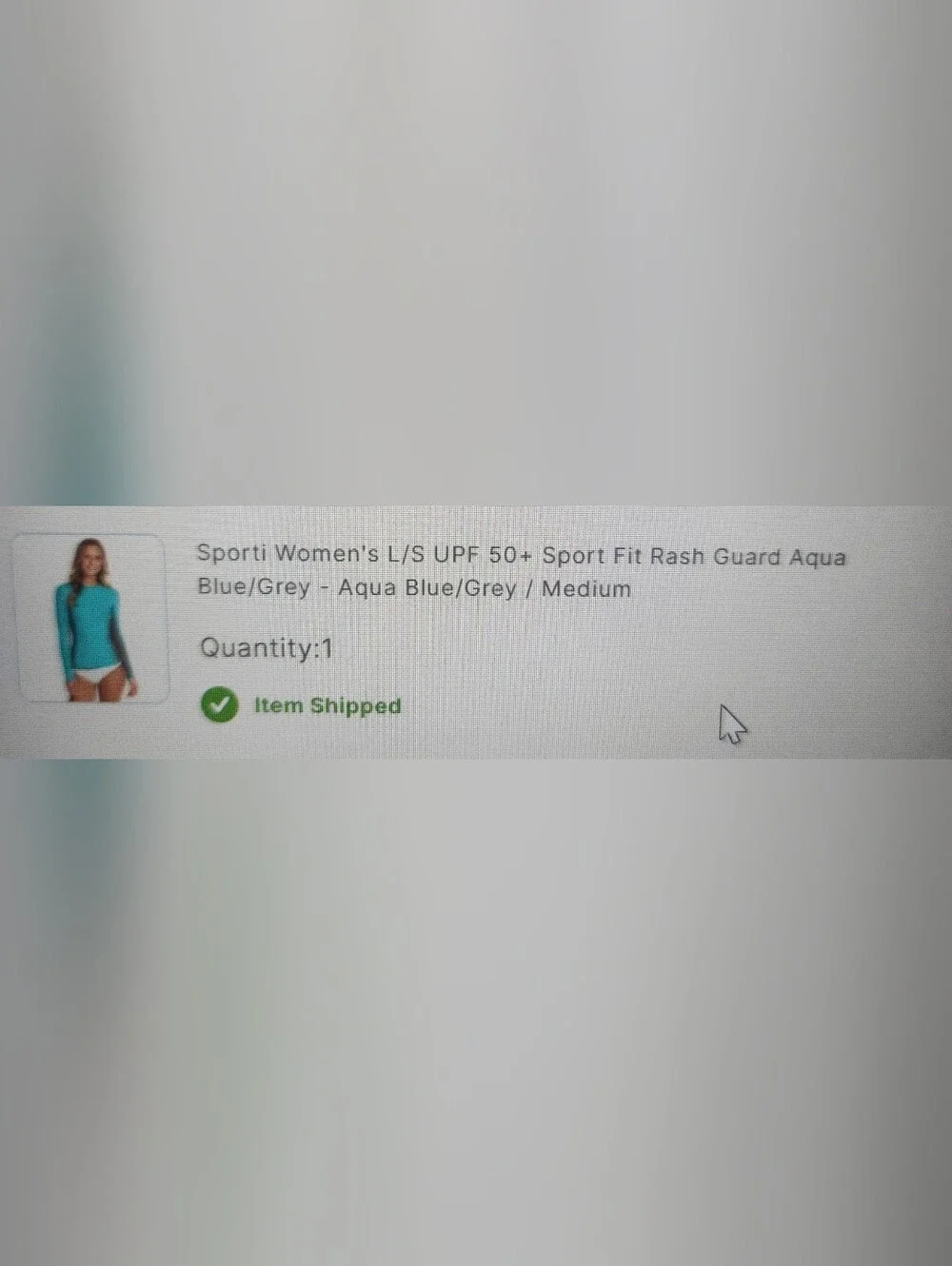 Sporti Women's UPF 50+ Rash Guard - Size Medium